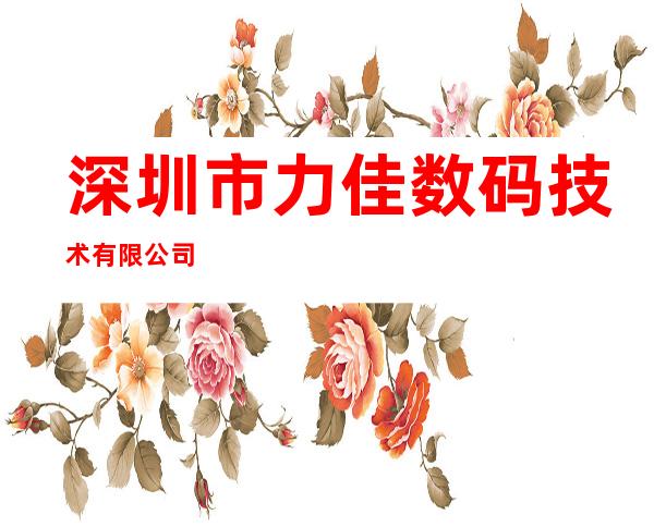 深圳市力佳数码技术有限公司